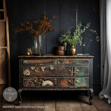 Load image into Gallery viewer, NEW! AGED MACHINERY ELEGANCE Redesign A1 Decoupage Fibre Paper (59.44cm x 84.07cm)