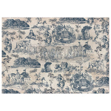 Load image into Gallery viewer, NEW! Redesign A1 Decoupage Fibre Paper - TOILE DE JOUY (59.44cm x 84.07cm)