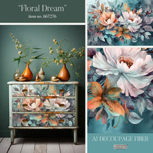 Load image into Gallery viewer, REDESIGN WITH PRIMA
A1 Decoupage Fiber - Floral Dream - 1 sheet, A1 size