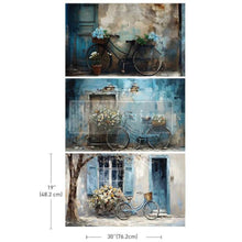 Load image into Gallery viewer, Decoupage Decor Tissue Paper Pack - Bike Break - 3 sheets
