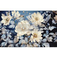 Load image into Gallery viewer, Decoupage Tissue Paper - Cerulean Blooms I - Redesign with Prima
