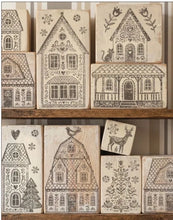 Load image into Gallery viewer, NEW! IOD Stamp - GINGERBREAD LANE (12"x12", 30.48cm x 30.48cm)