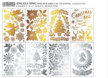Load image into Gallery viewer, NEW! IOD Gilded Transfer Pad - ANGELS SING (set of eight 8"x12" sheets)