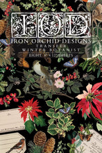 Load image into Gallery viewer, NEW! IOD Transfer Pad - WINTER BOTANIST (set of eight 8"x12" sheets)