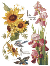 Load image into Gallery viewer, NEW! IOD Transfer Pad - FLOWERS BY THE POETS (set of eight 12"x16" sheets)