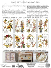 Load image into Gallery viewer, NEW! IOD Transfer Pad - FLOWERS BY THE POETS (set of eight 12"x16" sheets)