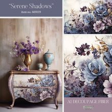 Load image into Gallery viewer, REDESIGN WITH PRIMA
A1 Decoupage Fiber- Serene Shadows - 1 SHEET