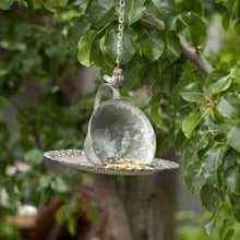 Load image into Gallery viewer, Cup and saucer hanging birdfeeder