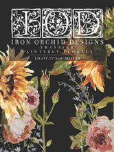 Load image into Gallery viewer, PAINTERLY FLORALS Transfer Pad by IOD (set of eight 12"x16" sheets)