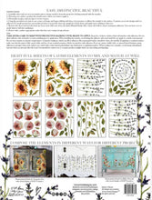 Load image into Gallery viewer, PAINTERLY FLORALS Transfer Pad by IOD (set of eight 12"x16" sheets)