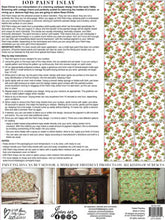 Load image into Gallery viewer, ROSE CHINTZ Paint Inlay by IOD (set of eight 12"x16" sheets)