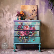 Load image into Gallery viewer, Redesign A1 decoupage fiber Burst of colour
