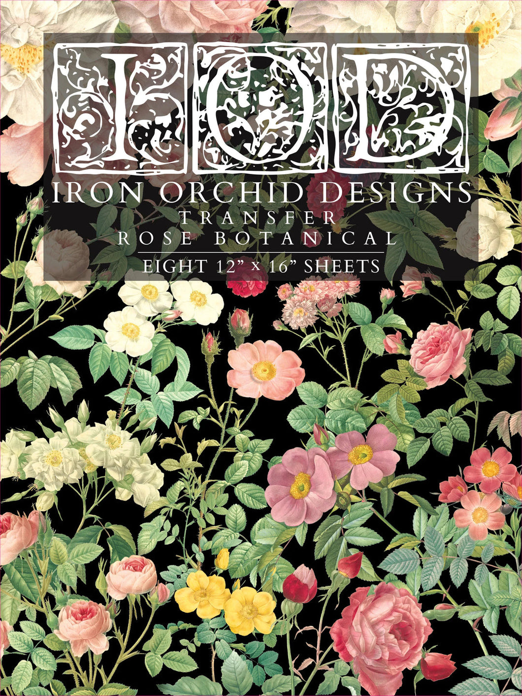 Q2 RELEASE Rose Botanicals Decor Transfer