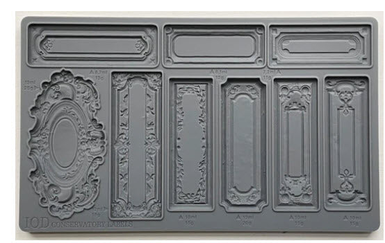 Conservatory Labels 6x10 Decor Mould