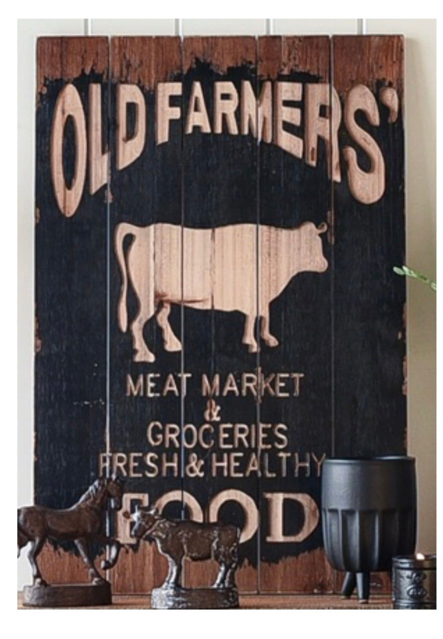 Old farmers market decor