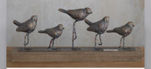 Load image into Gallery viewer, Line of birds table decor
