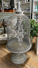 Load image into Gallery viewer, French ornate metal cloche
