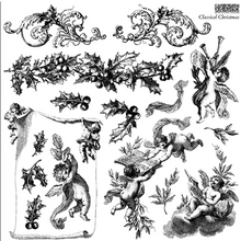 Load image into Gallery viewer, NEW! IOD Stamp - CLASSICAL CHRISTMAS (12&quot;x12&quot;, 30.48cm x 30.48cm)

IOD Iron Orchid Designs
