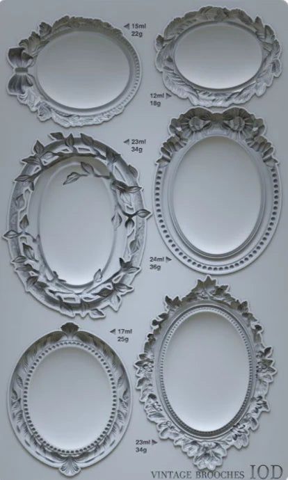 IOD Moulds™ VINTAGE BROOCHES