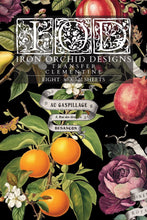 Load image into Gallery viewer, NEW! IOD Transfer Pad - CLEMENTINE (set of eight 8&quot;x12&quot; sheets)
