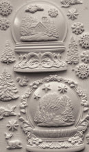 Load image into Gallery viewer, NEW! IOD Mould - SNOW GLOBES (6&quot;x10&quot;, 15.24cm x 25.4cm)

IOD Iron Orchid Designs
