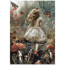Load image into Gallery viewer, Redesign with Prima A1 decouparge fiber Dreamlike trails

