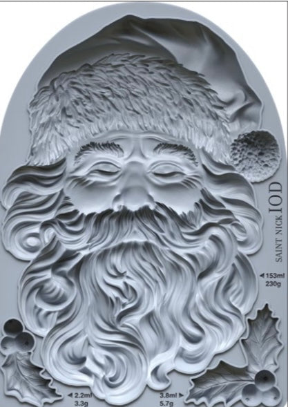 Q3 WINTER RELEASE Saint Nick Decor Mould