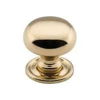 TRADCO 3651 cupboard knob polished brass