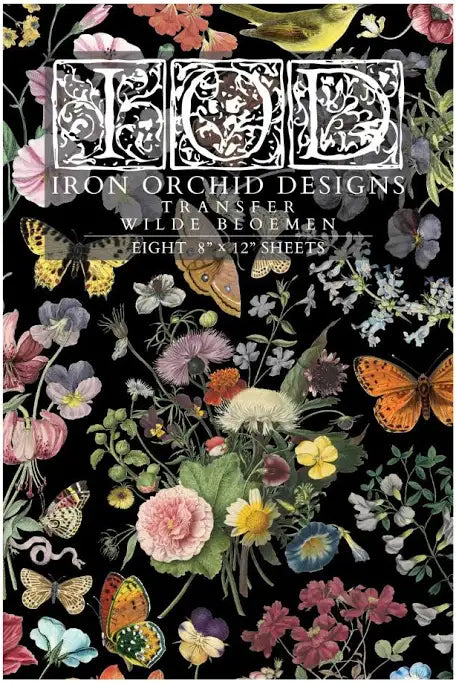 IOD Transfer Pad - WILDE BLOEMEN