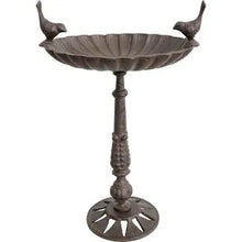 Load image into Gallery viewer, Cast iron bird bath

