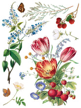 Load image into Gallery viewer, NEW! IOD Transfer Pad - MARCHE DES FLEURS (set of eight 12"x16" sheets)
