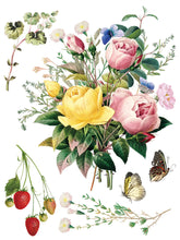 Load image into Gallery viewer, NEW! IOD Transfer Pad - MARCHE DES FLEURS (set of eight 12"x16" sheets)
