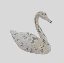 Load image into Gallery viewer, Patina swan ornament large
