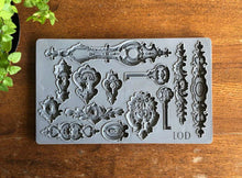 Load image into Gallery viewer, LOCK &amp; KEY Mould by IOD (6&quot; x 10&quot;, 15.24cm x 25.4cm)
