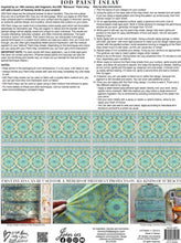 Load image into Gallery viewer, MOROCCO Paint Inlay by IOD (set of eight 12&quot;x16&quot; sheets)
