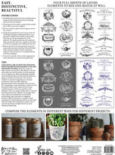 Load image into Gallery viewer, TRADITIONAL POTS Transfer Pad by IOD (set of eight 12&quot;x16&quot; sheets)
