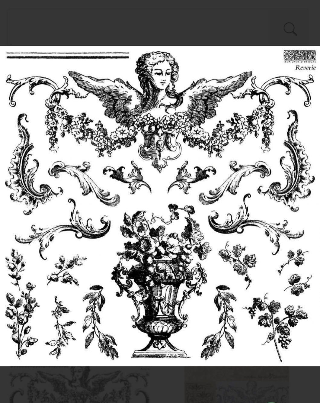 IOD REVERIE 12X12 DECOR STAMP