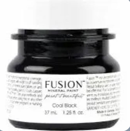 Fusion coal black sample pot 37ml