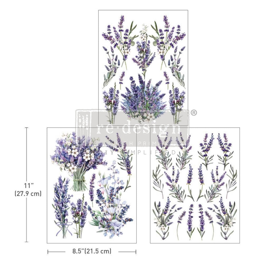 Redesign transfer Lavender Bush