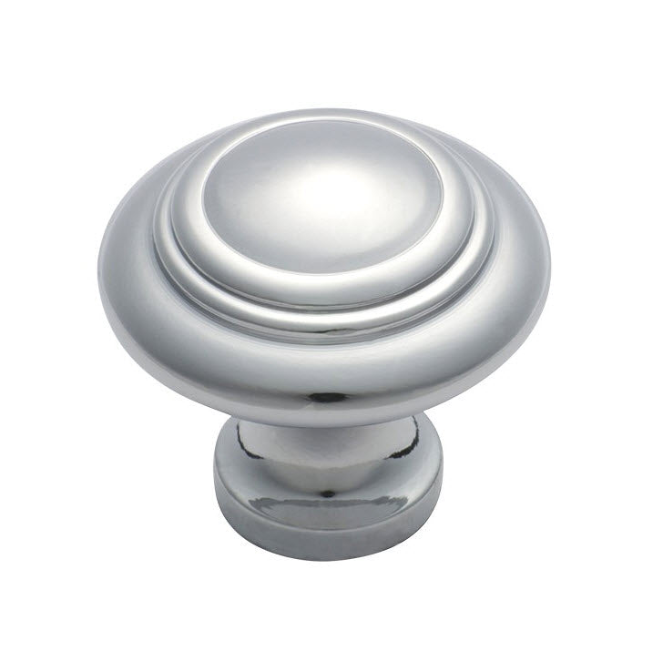 Tradco 3054 - Domed Cupboard Knobs Chrome Plated