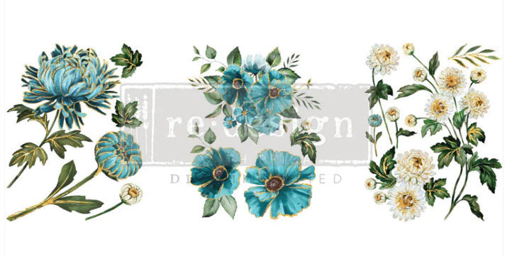 Redesign Decor Transfers - Gilded Floral