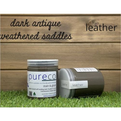 PURECO™ Finishes - Stain & Glaze Leather