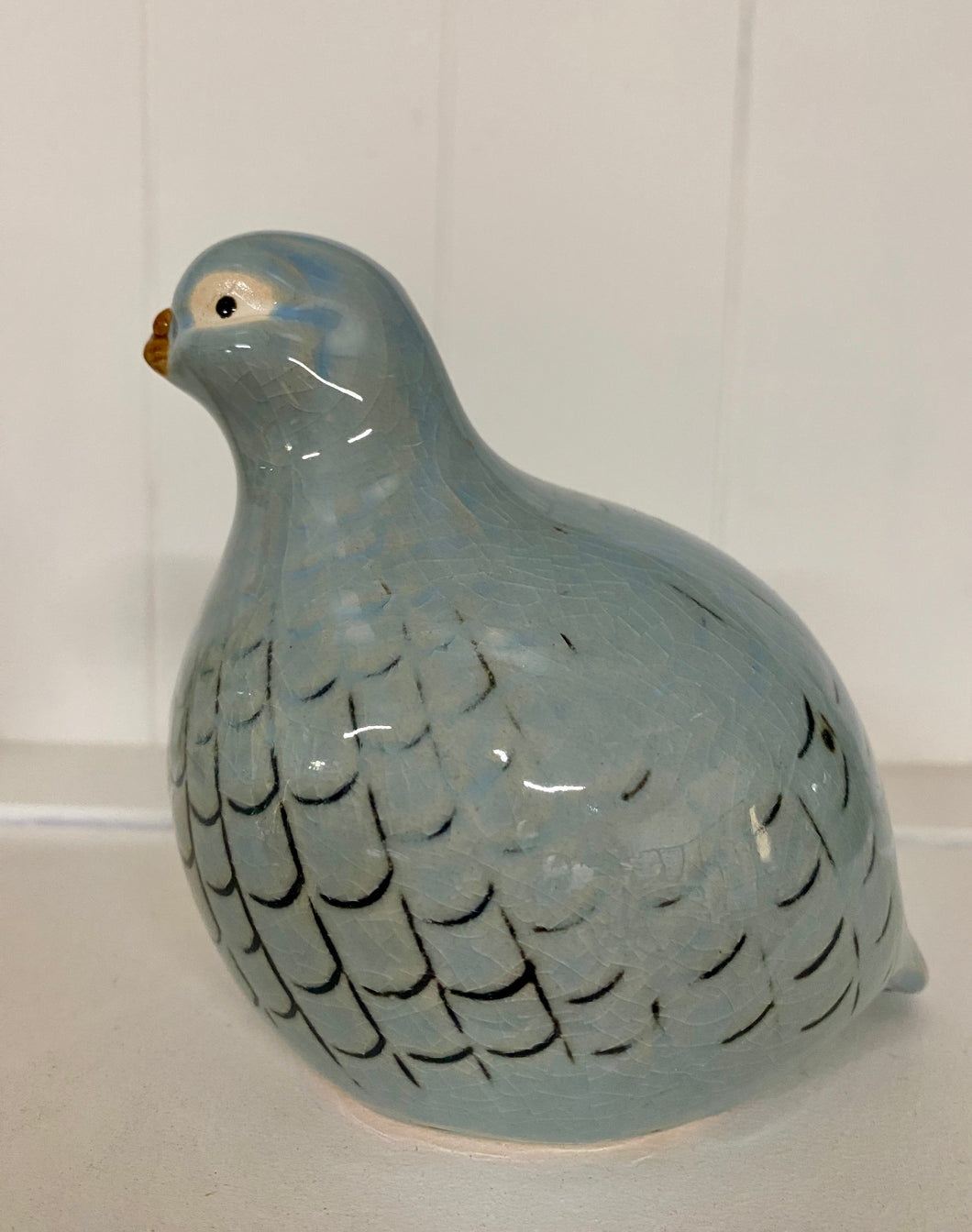 Soft blue small quail