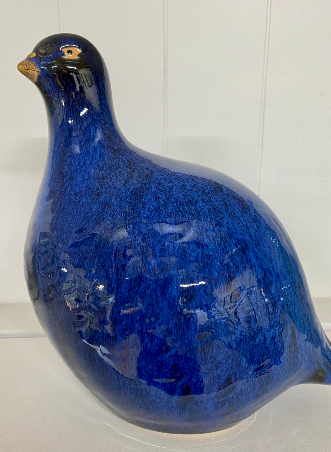 Large royal blue quail